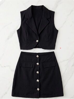 NEW Brazilian Sleeveless Blazer Dress - Black - AB Boutique